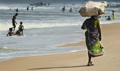 Пляж в Индии