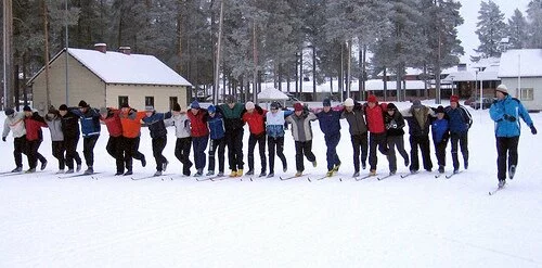 На беговых лыжах в Финляндии